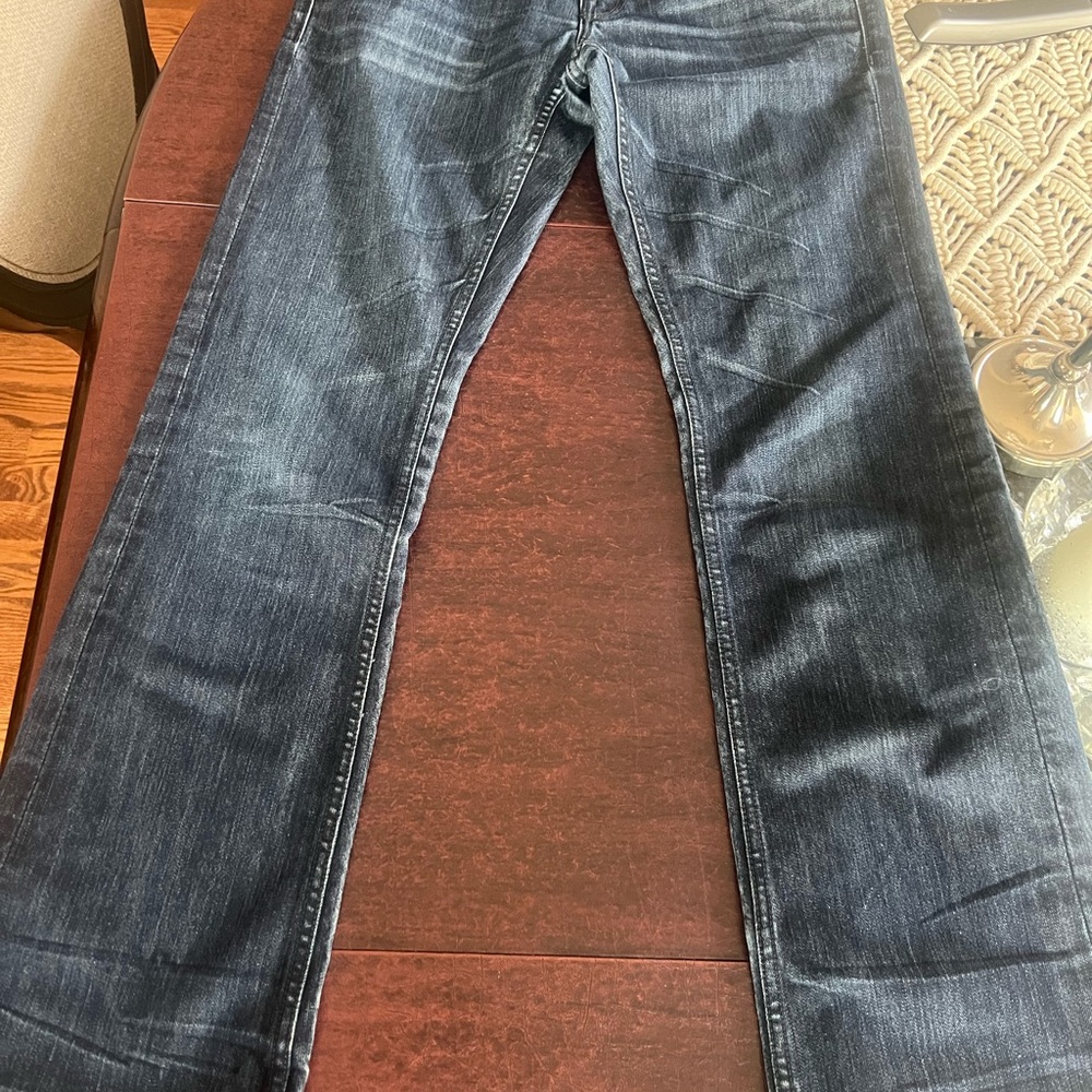 Guess Dark Blue Straight Jeans